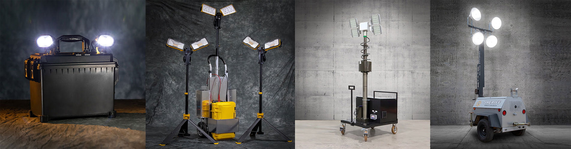 Lightworks BrightSites Series of lightpacks and light towers